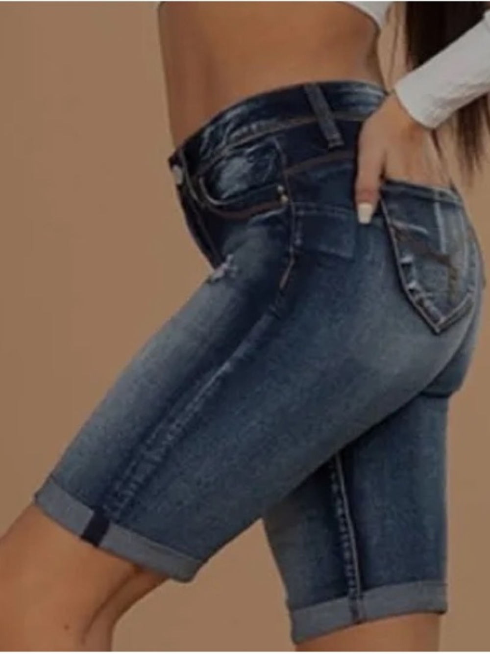 YMI Jeans Denim Capri Shorts